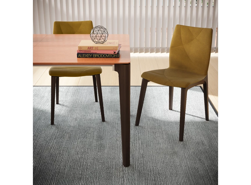 Detail Verlengbare tafel Imperia massief hout eik gebeitst Willisau