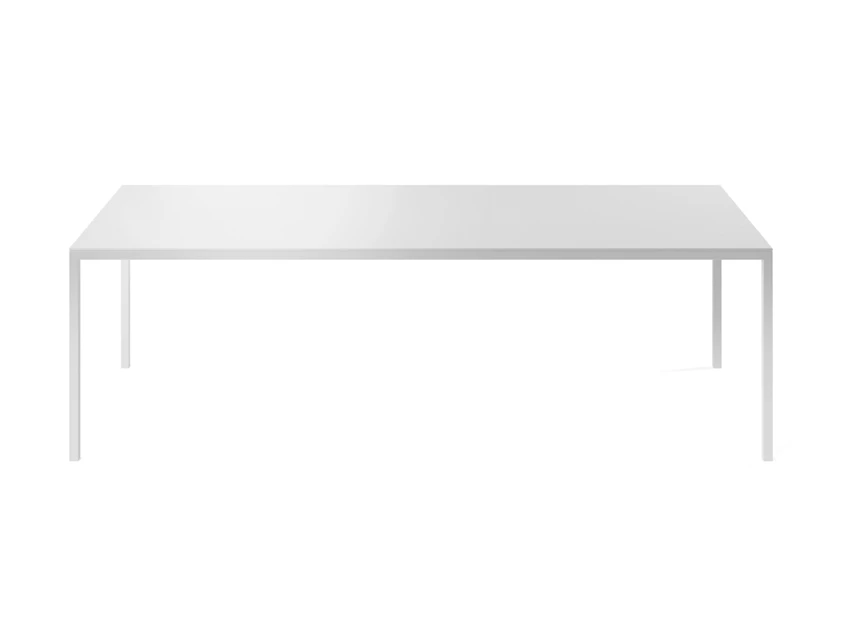 Tafel Dino rechthoekig matte lak wit Willisau