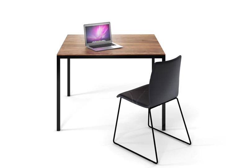 Op maat Tafel Dino rechthoekig massief hout Amerikaans noten Willisau