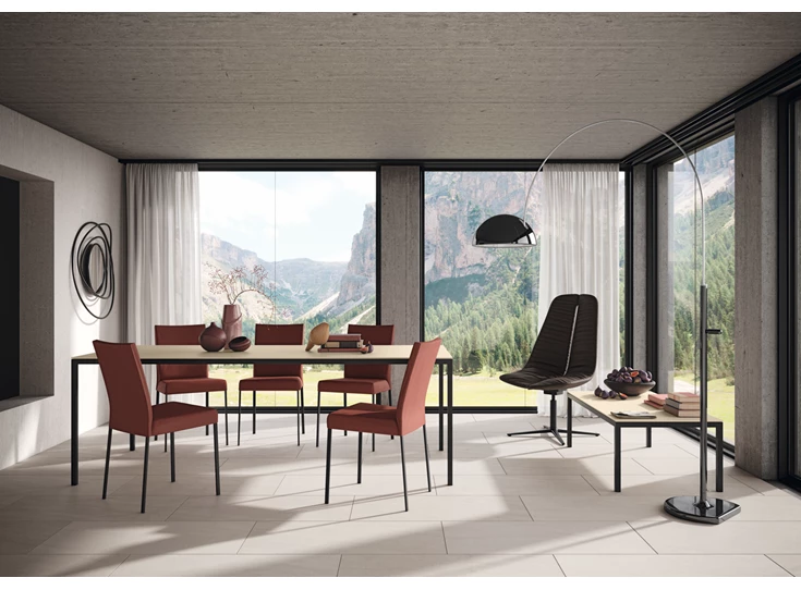 Sfeerfoto Tafel Dino rechthoekig Fenix beige Willisau