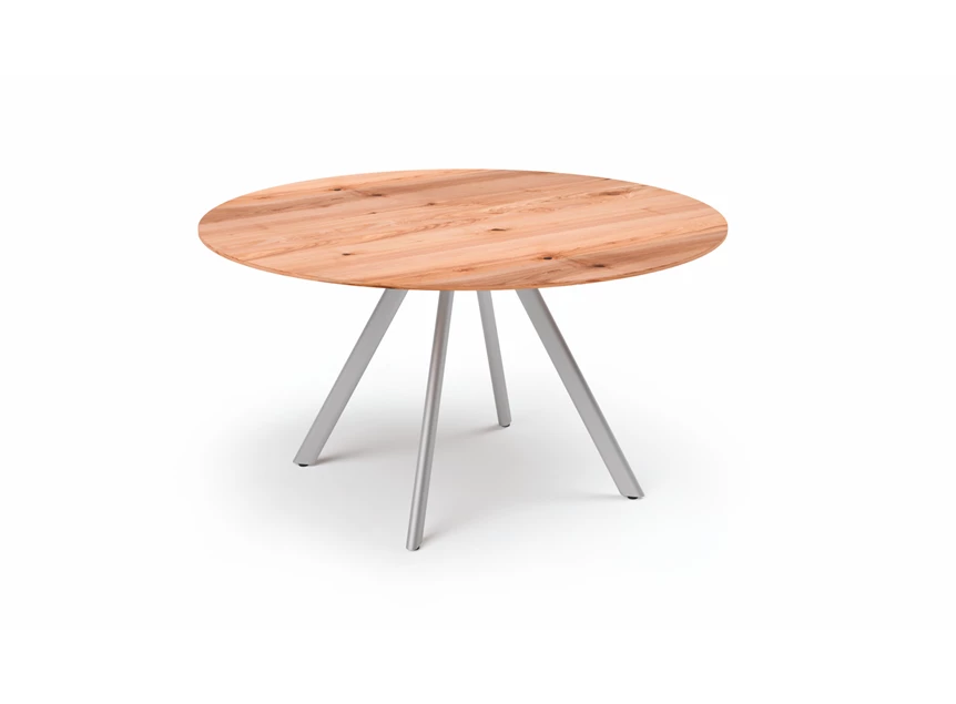 Tafel Aurora rond massief hout beuk Willisau