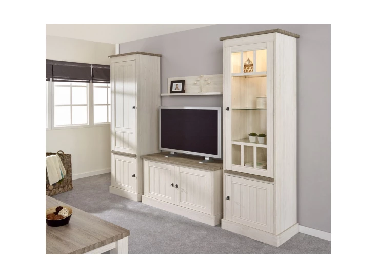 KB2 york bibliotheek boekenkast smal landelijk eetkamer meubar open kast