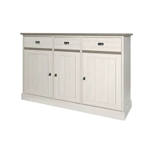 HB3 york meubar hoge dressoir 3 deuren laden hout landelijk