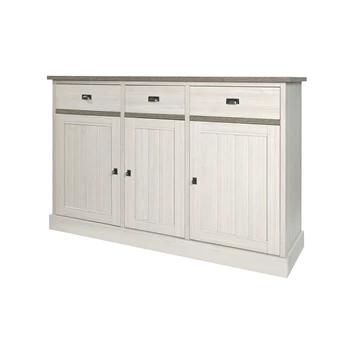 HB3 york meubar hoge dressoir 3 deuren laden hout landelijk