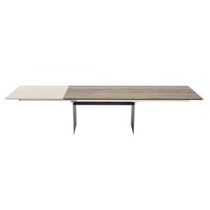 Verlengbare tafel Arona massief hout Amerikaans noten Willisau