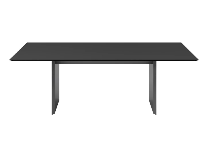 Tafel Aliano rechthoekig lak antraciet Willisau