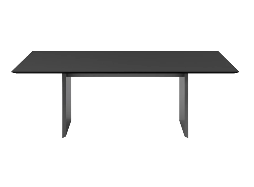 Tafel Aliano rechthoekig lak antraciet Willisau