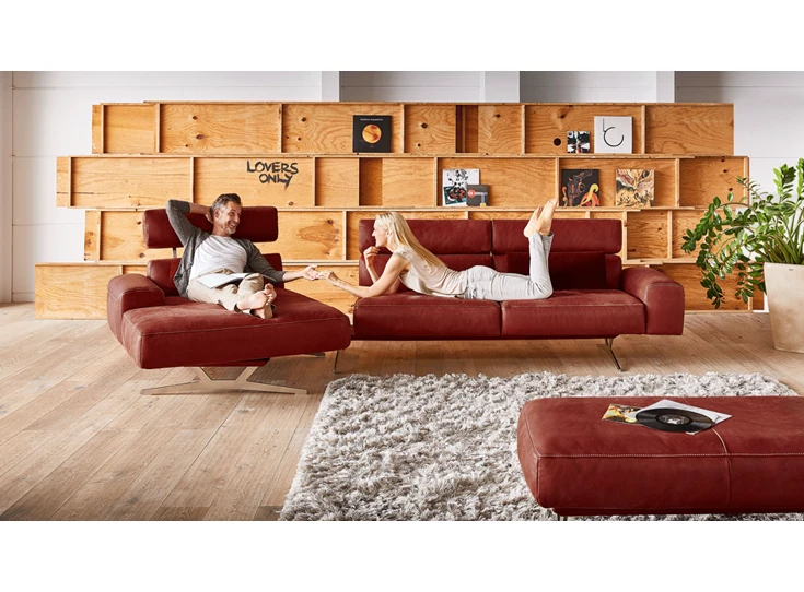 Sfeerfoto Salon Monroe leder India Chilli Koinor