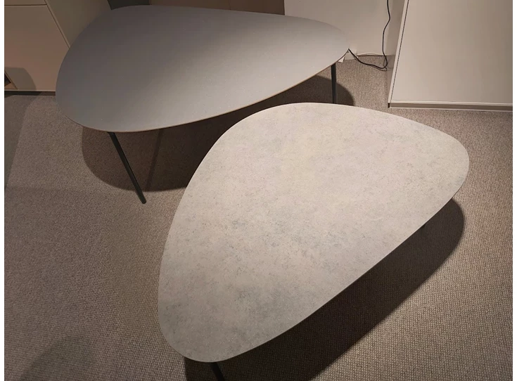 Set Salontafel Stask stonelook graniet en lichtgrijs Frans Bijnen