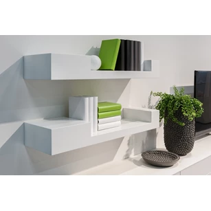 Wandplank HBP matte lak wit Karat