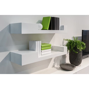 Wandplank HBP matte lak wit Karat