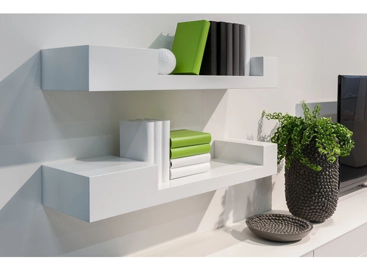 Wandplank HBP matte lak wit Karat