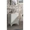 BRNA1114 bronxx nachttafel mat wit 1 deur metaal vipack budget industrieel poederlak
