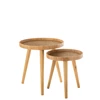 Bijzettafel tripod rotan naturel large 11160G vooraanzicht duo