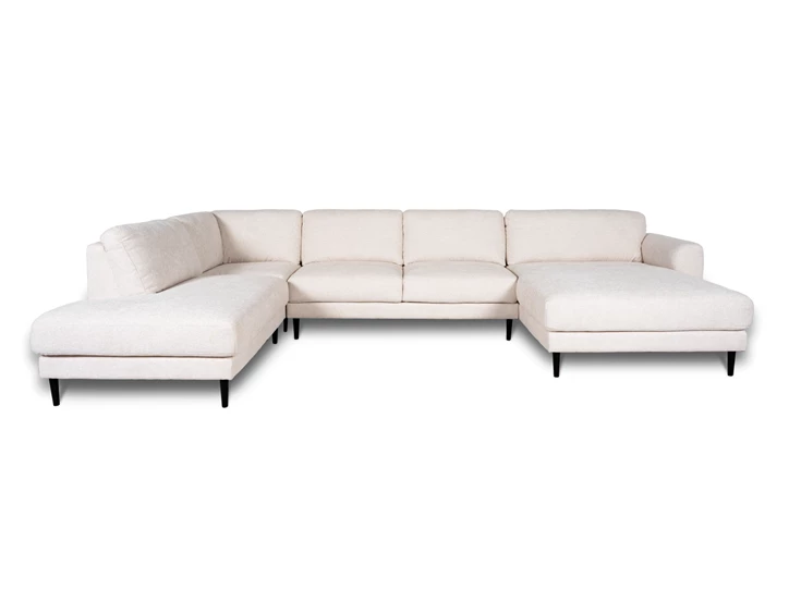 hoeksalon Ontario kleine hoek longchair rechts vooraanzicht