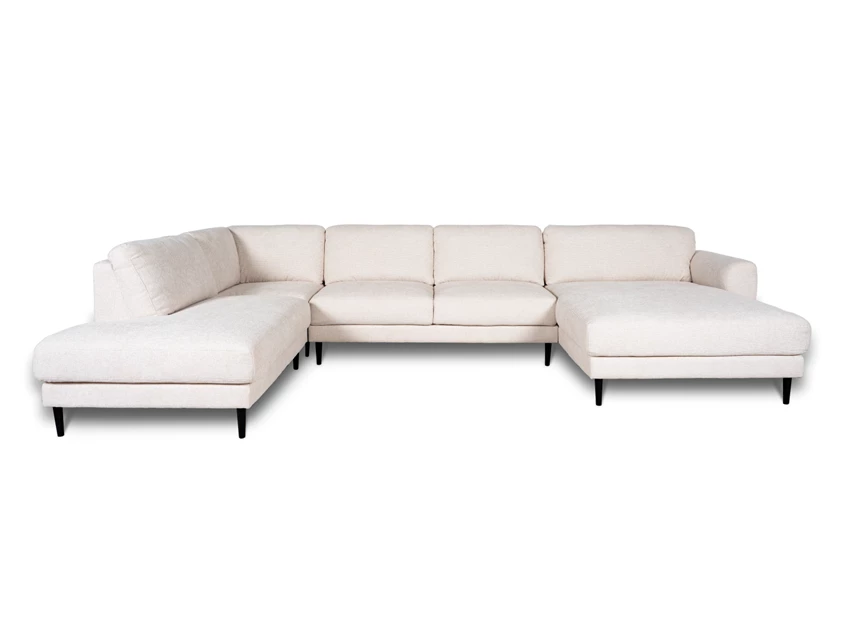 hoeksalon Ontario kleine hoek longchair rechts vooraanzicht