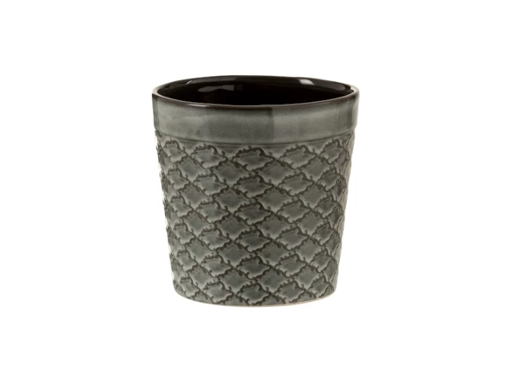 3342 Jolipa J-Line Bloempot Marokaans L Grijs