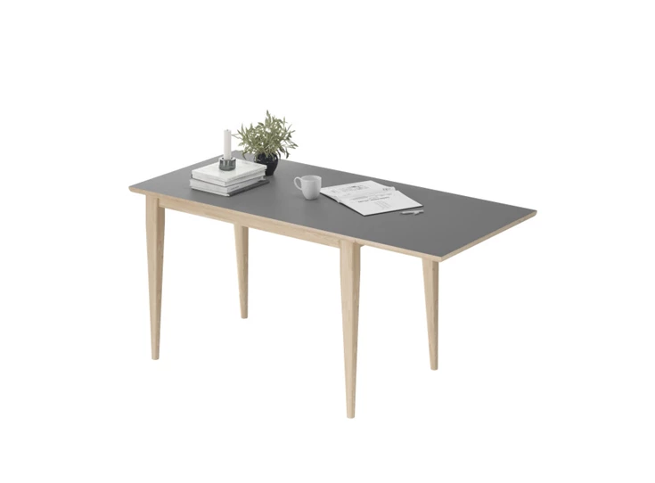 Eettafel C-Edge in naturel eik 120(160)x75cm LIV 2159 010452