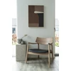 Loungestoel Olvera in eik/zwart lederlook 1101197 sfeerbeeld