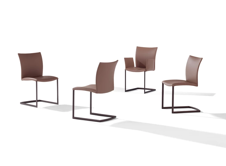 Armstoel Nobile Swing 2071-I leder Draenert