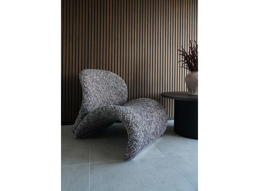 Loungestoel Sofia stof donkerbruin 1101187 sfeerbeeld