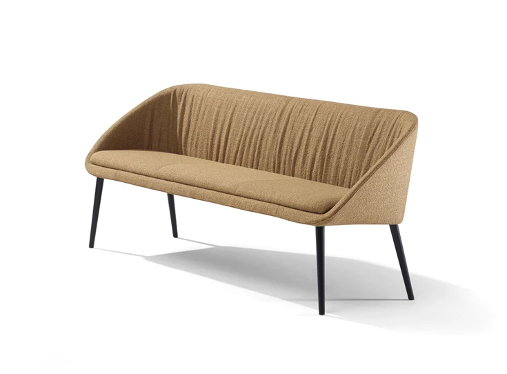 Eetkamerbank Dan 2520 stof oker Draenert