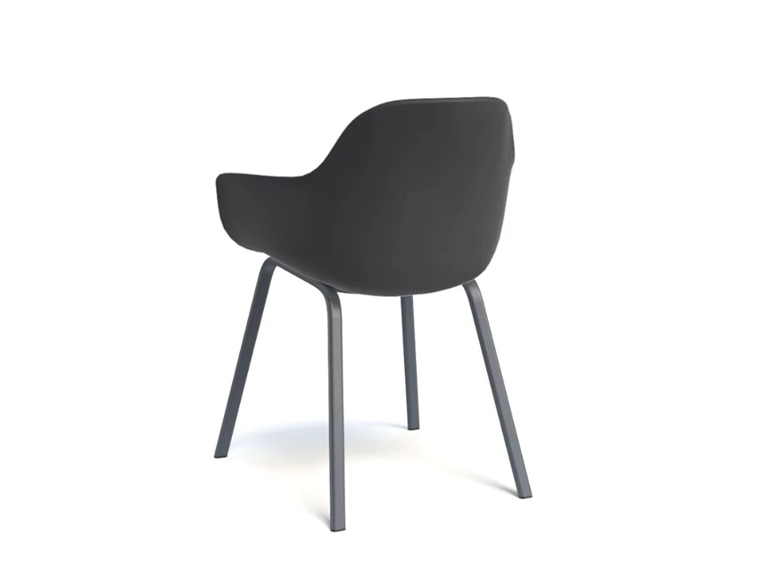 Stool Horta Perfecta PP kleuren Epoxy HT46 cm Black Back