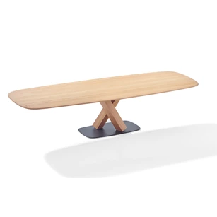 Tafel Stan 1485 massief hout eik Draenert
