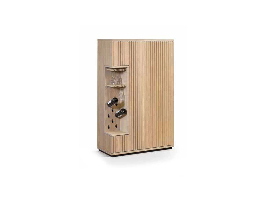 Barkast Napoli 2 deuren op plint - NP.BAR + PL VIT-BERG2