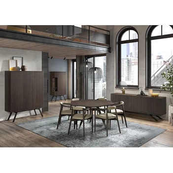 Eetkamer Napoli in E70M brushed oak