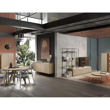 Eetkamer Napoli in E03M brushed oak