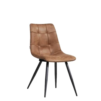Peak cognac stof maxfurn stoel 3261 eetkamerstoel softyl