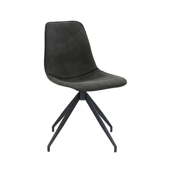 Stoel Monaco met draaibaar onderstel grijs 1001283