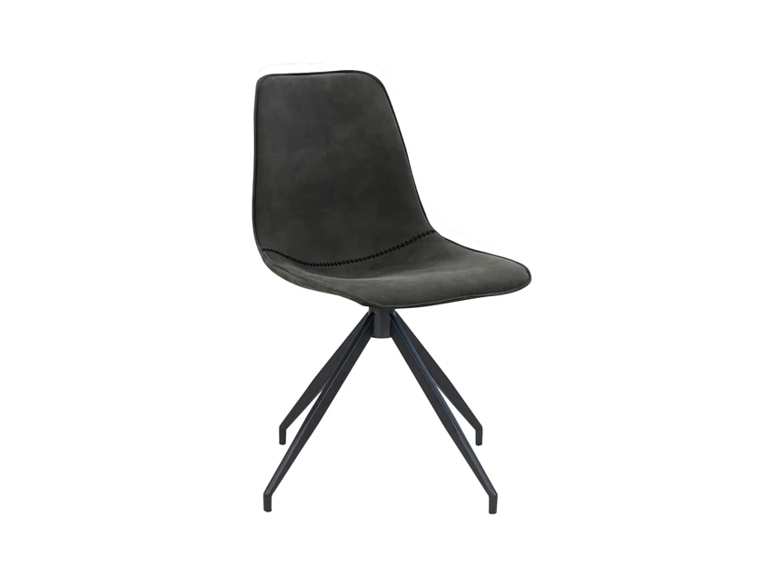 Stoel Monaco met draaibaar onderstel grijs 1001283