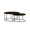 Salontafel Tauro ovaal set/2 Noir 5690