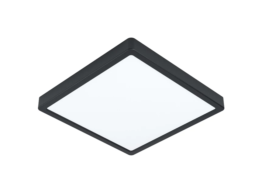 99245 eglo fueva 5 opbouwarmatuur 285x285mm vierkant zwart led