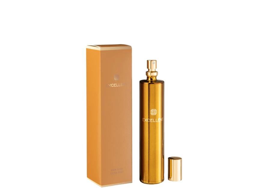 Huisparfum- excellent golden honey- oker- Ø3x16cm