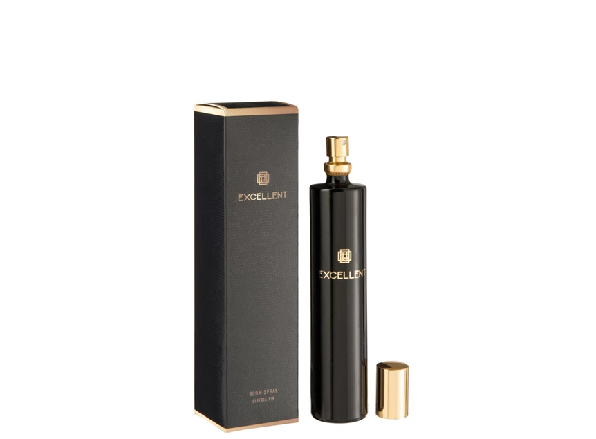 Huisparfum- excellent siberia fir- zwart- Ø3x16cm