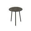 Tafel met 3 poten- metaal- zwart- smal- Ø40x44cm
