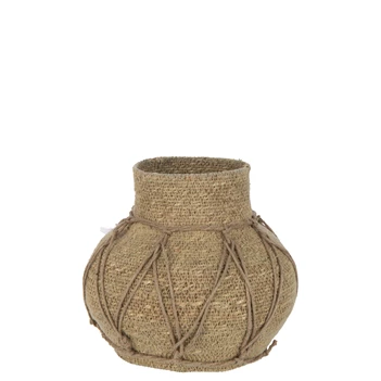 pot Marie- zeegras- naturel- Ø21x21cm