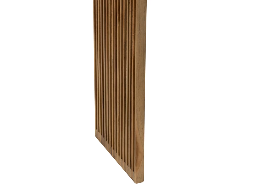 Set Van 2 Console Met Schap Gerecycleerd Teak Naturel (130x30x80cm)- detail poten