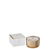 Geurkaars- excellent golden honey- goud- large- 40u- Ø14x9.5cm