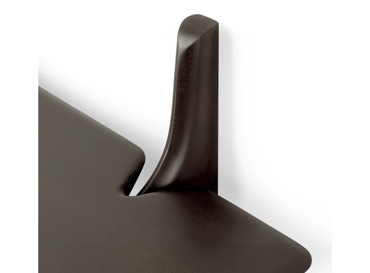 Bovenkant Wandplank Mahogany Pi Dark Brown Wall Shelf 29793 Ethnicraft
