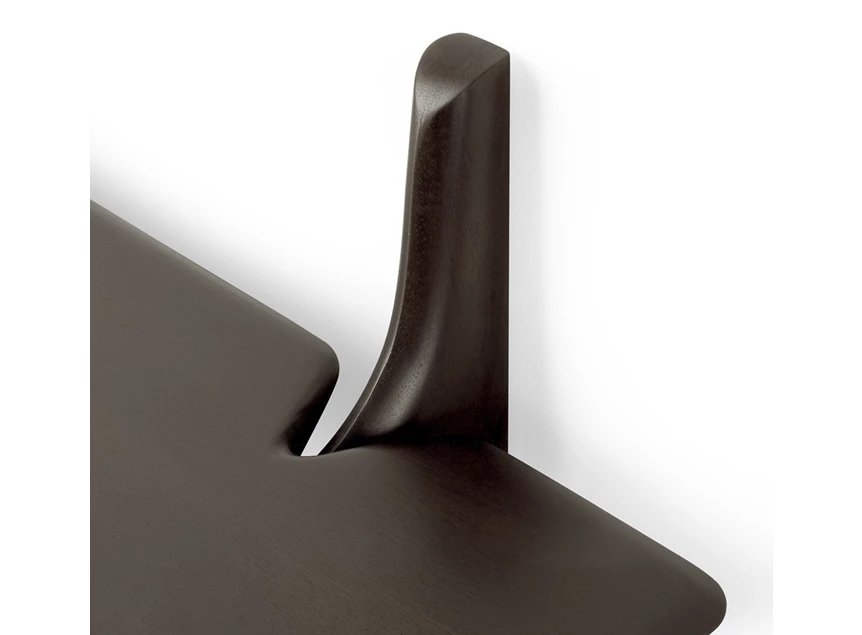 Bovenkant Wandplank Mahogany Pi Dark Brown Wall Shelf 29793 Ethnicraft