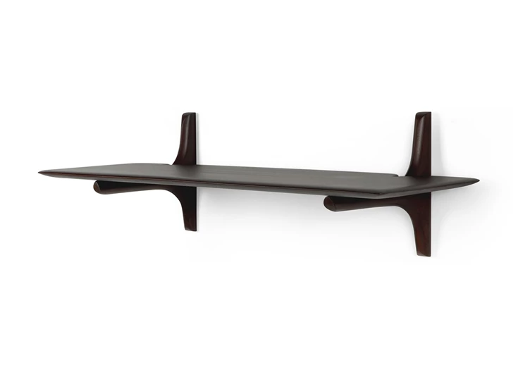 Wandplank Mahogany Pi Dark Brown Wall Shelf 29792 Ethnicraft