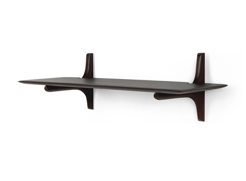 Wandplank Mahogany Pi Dark Brown Wall Shelf 29792 Ethnicraft