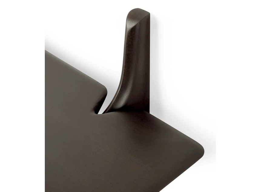Bovenkant Wandplank Mahogany Pi Dark Brown Wall Shelf 29792 Ethnicraft