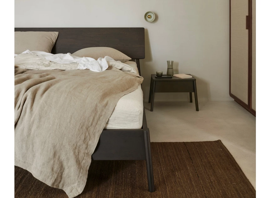 Sfeerfoto Nachtkast Oak Air Brown Bedside Table 51190 Ethnicraft