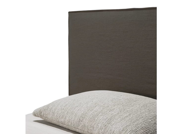 Hoofdbord Bedkader 1 persoons Revive Bed Grey Linen 21599 Ethnicraft