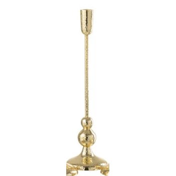 Grane kandelaar- aluminium- goud- groot